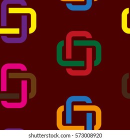 Endless abstract pattern. Background texture.  Vector illustration.