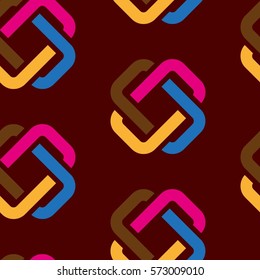 Endless abstract pattern. Background texture.  Vector illustration.