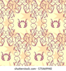 Endless abstract pattern. Background texture.  Vector illustration.