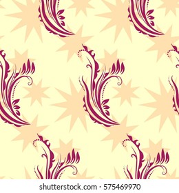 Endless abstract pattern. Background texture.  Vector illustration.