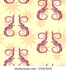 Endless abstract pattern. Background texture.  Vector illustration.