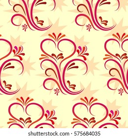 Endless abstract pattern. Background texture.  Vector illustration.