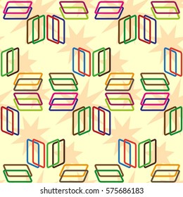 Endless abstract pattern. Background texture.  Vector illustration.