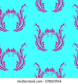 Endless abstract pattern. Background texture.  Vector illustration.