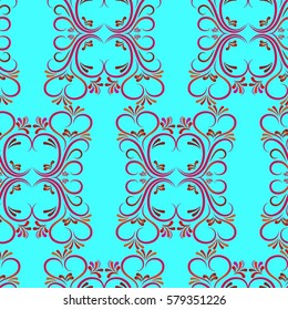 Endless abstract pattern. Background texture.  Vector illustration.