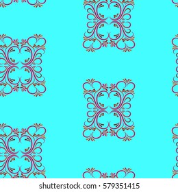 Endless abstract pattern. Background texture.  Vector illustration.