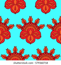 Endless abstract pattern. Background texture.  Vector illustration.