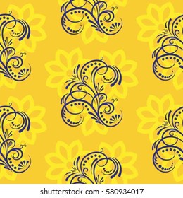 Endless abstract pattern. Background texture.  Vector illustration.