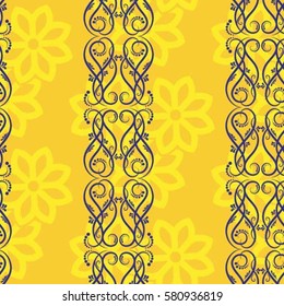 Endless abstract pattern. Background texture.  Vector illustration.