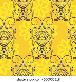 Endless abstract pattern. Background texture.  Vector illustration.