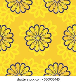 Endless abstract pattern. Background texture.  Vector illustration.