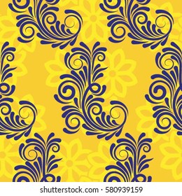 Endless abstract pattern. Background texture.  Vector illustration.