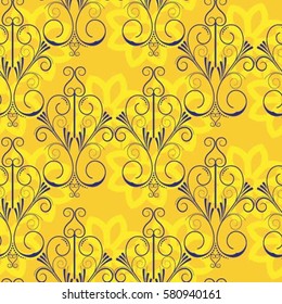 Endless abstract pattern. Background texture.  Vector illustration.