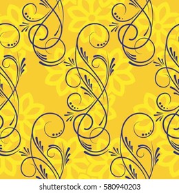 Endless abstract pattern. Background texture.  Vector illustration.