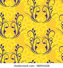 Endless abstract pattern. Background texture.  Vector illustration.
