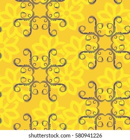 Endless abstract pattern. Background texture.  Vector illustration.