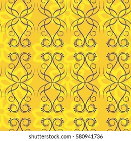 Endless abstract pattern. Background texture.  Vector illustration.