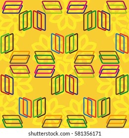 Endless abstract pattern. Background texture.  Vector illustration.