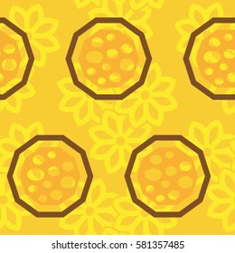 Endless abstract pattern. Background texture.  Vector illustration.