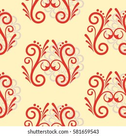 Endless abstract pattern. Background texture.  Vector illustration.
