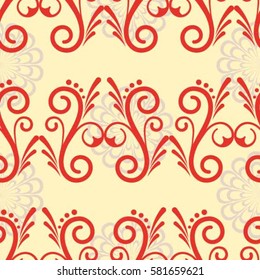 Endless abstract pattern. Background texture.  Vector illustration.