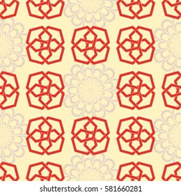 Endless abstract pattern. Background texture.  Vector illustration.