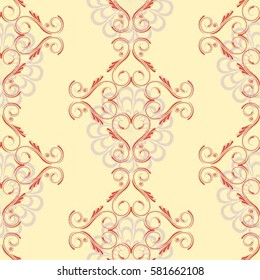 Endless abstract pattern. Background texture.  Vector illustration.