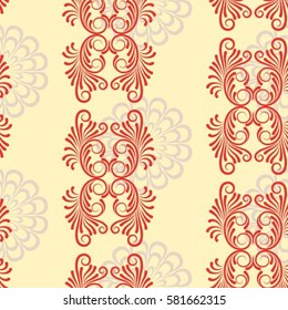 Endless abstract pattern. Background texture.  Vector illustration.