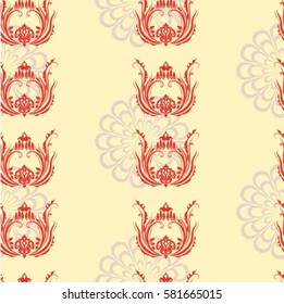 Endless abstract pattern. Background texture.  Vector illustration.