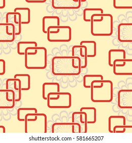Endless abstract pattern. Background texture.  Vector illustration.