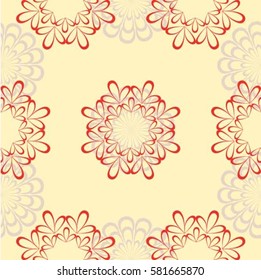 Endless abstract pattern. Background texture.  Vector illustration.