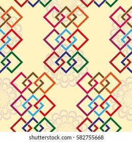 Endless abstract pattern. Background texture.  Vector illustration.