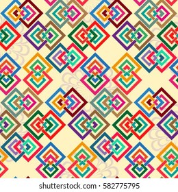 Endless abstract pattern. Background texture.  Vector illustration.