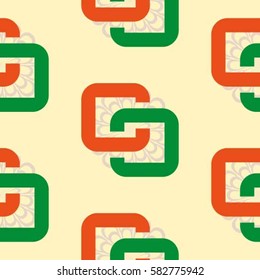 Endless abstract pattern. Background texture.  Vector illustration.