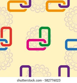 Endless abstract pattern. Background texture.  Vector illustration.