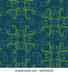 Endless abstract pattern. Background texture.  Vector illustration.