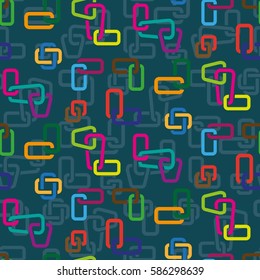Endless abstract pattern. Background texture.  Vector illustration.