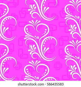 Endless abstract pattern. Background texture.  Vector illustration.