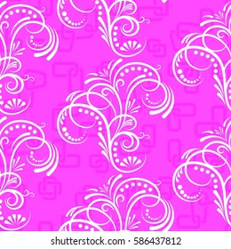 Endless abstract pattern. Background texture.  Vector illustration.