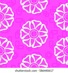 Endless abstract pattern. Background texture.  Vector illustration.