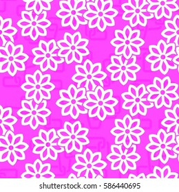 Endless abstract pattern. Background texture.  Vector illustration.