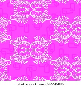 Endless abstract pattern. Background texture.  Vector illustration.