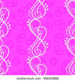 Endless abstract pattern. Background texture.  Vector illustration.