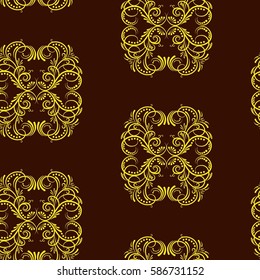 Endless abstract pattern. Background texture.  Vector illustration.
