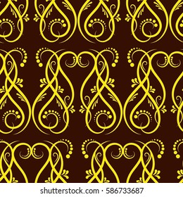 Endless abstract pattern. Background texture.  Vector illustration.