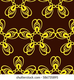 Endless abstract pattern. Background texture.  Vector illustration.