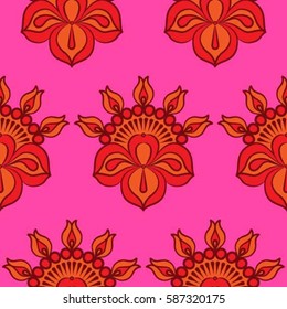 Endless abstract pattern. Background texture.  Vector illustration.