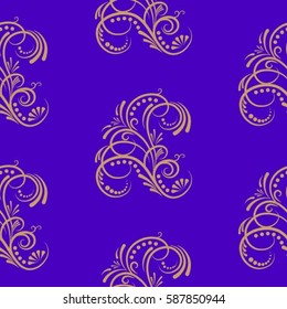 Endless abstract pattern. Background texture.  Vector illustration.