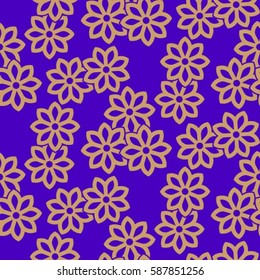 Endless abstract pattern. Background texture.  Vector illustration.