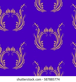 Endless abstract pattern. Background texture.  Vector illustration.